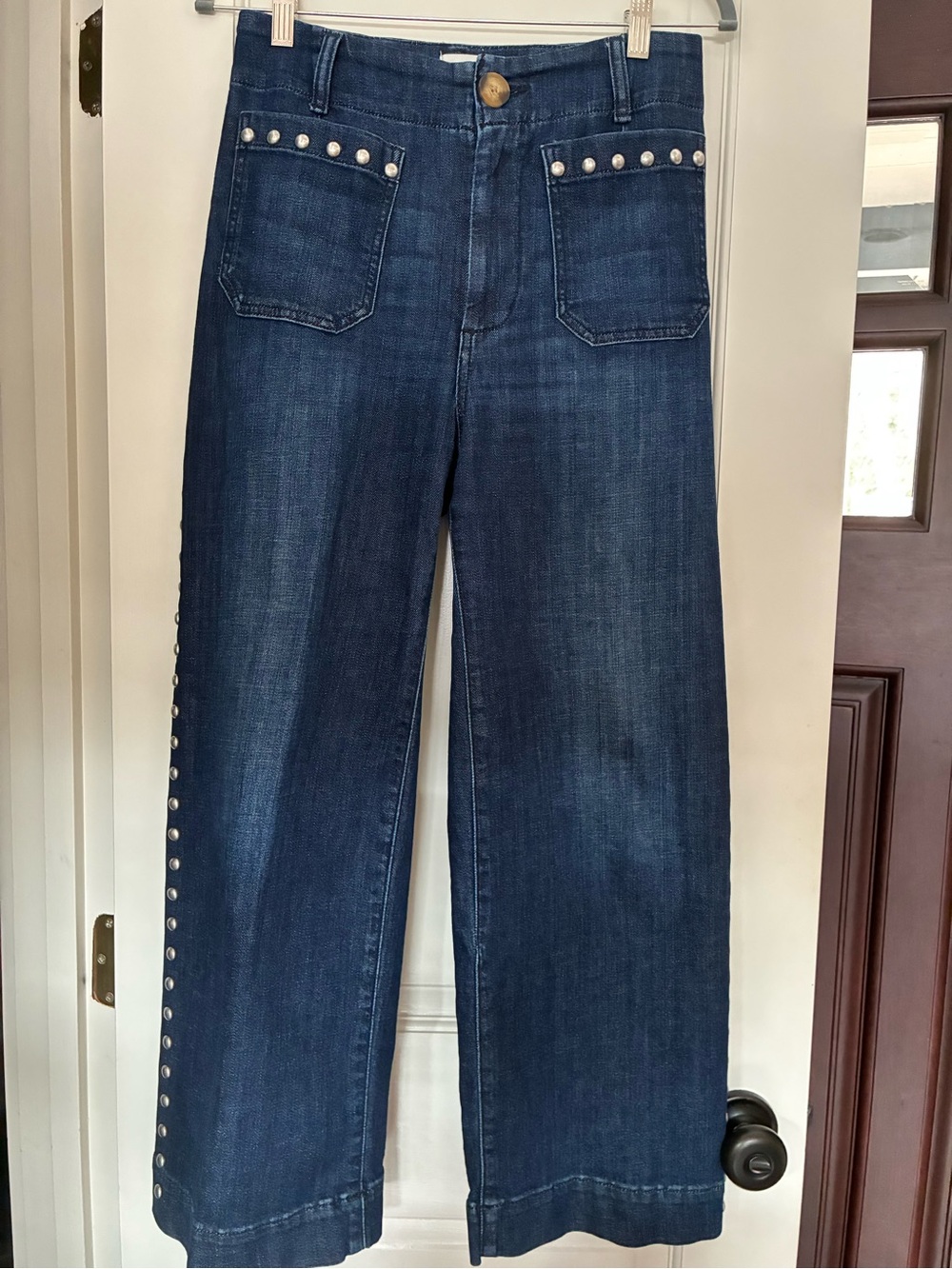 Maeve Colette High Rise Studded Jeans Sz 27